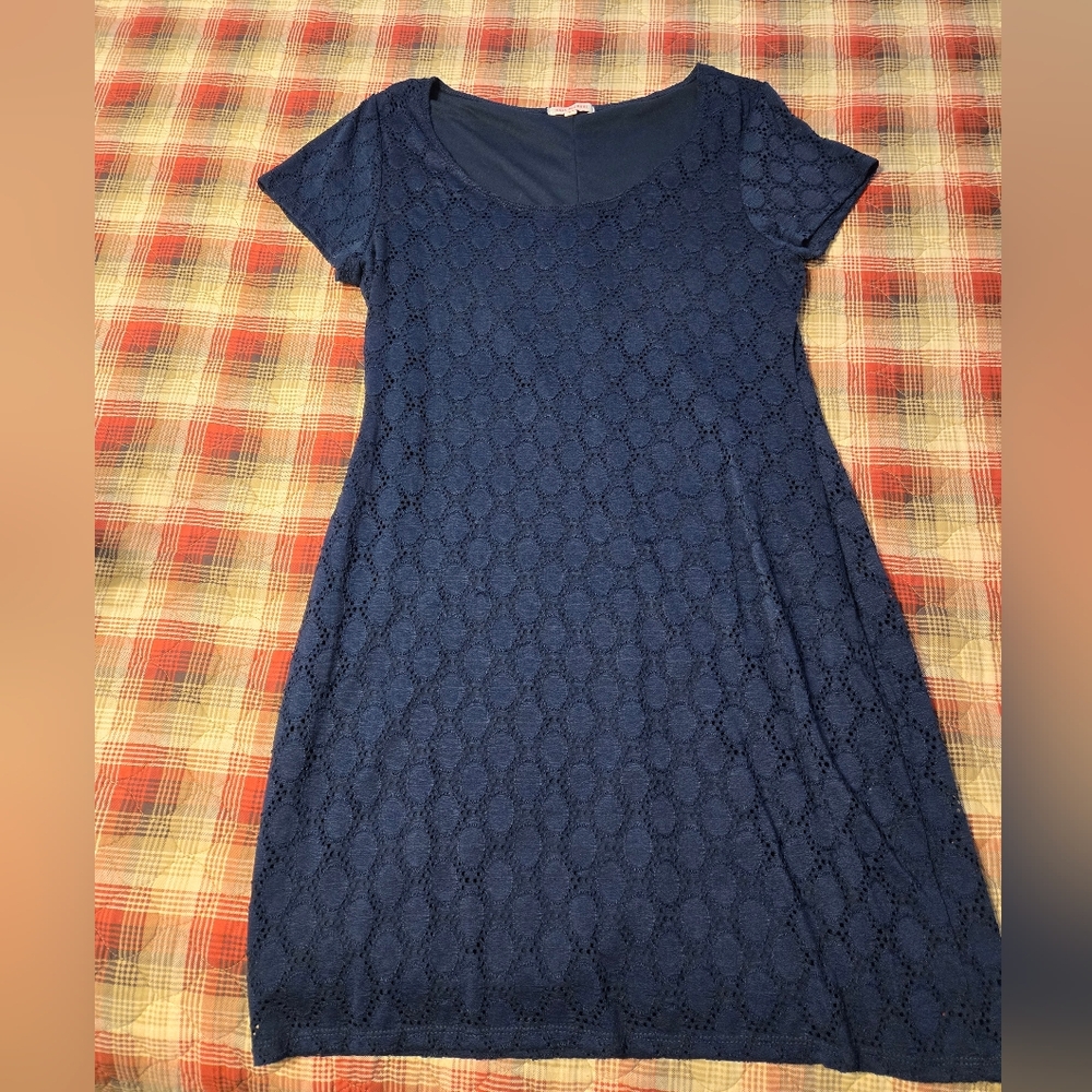 Isaac Mizrahi Navy Dress